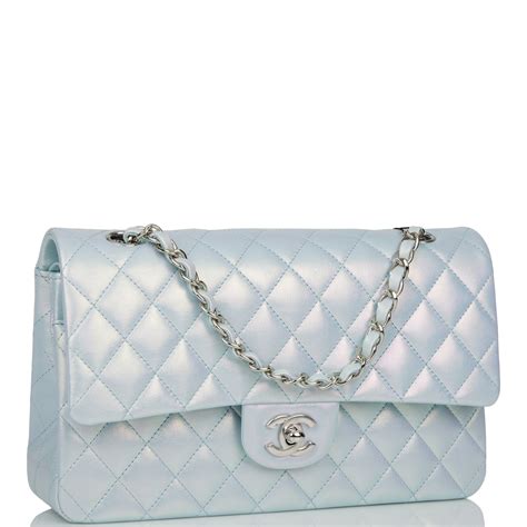 chanel blue iridescent|iridescent lambskin medium chanel.